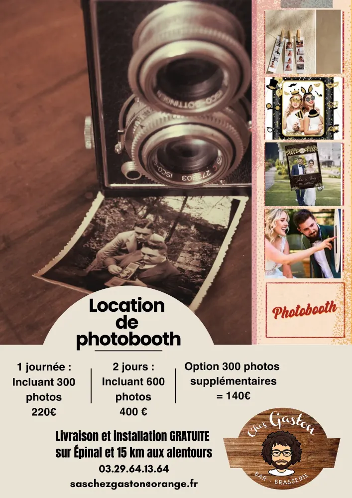 Affiche photobooth 2026